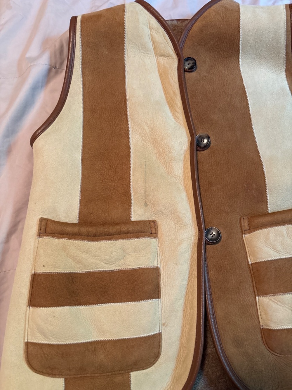Cawley Studio Reversible Shearling Vest - Picture 13 of 17